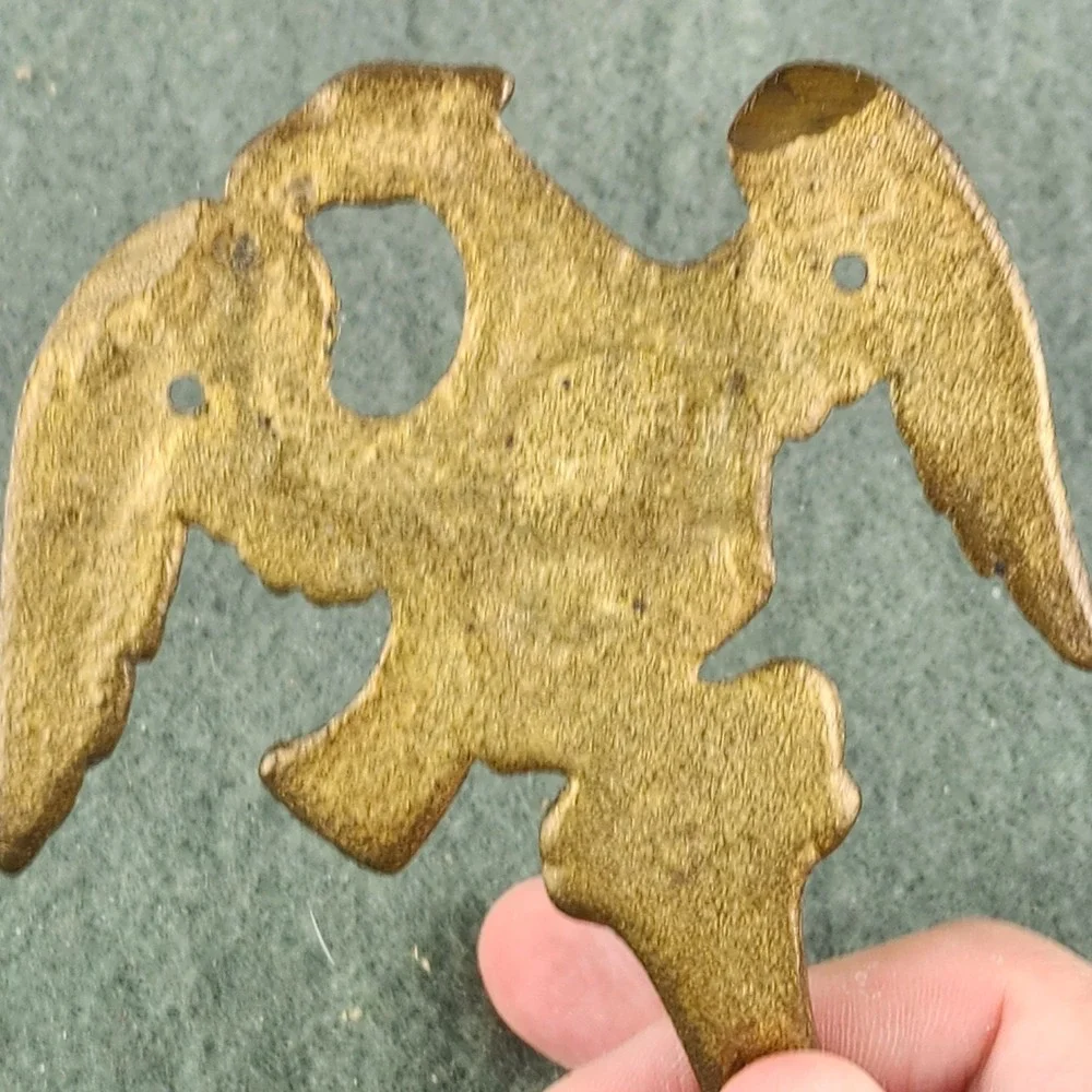 Vintage‎ Solid Brass Eagle Wall Mount Coat Hat Hook